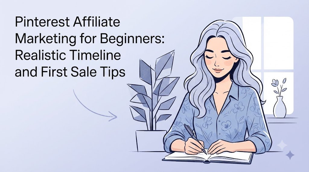 Pinterest Affiliate Marketing for Beginners: Realistic Timeline and First Sale Tips