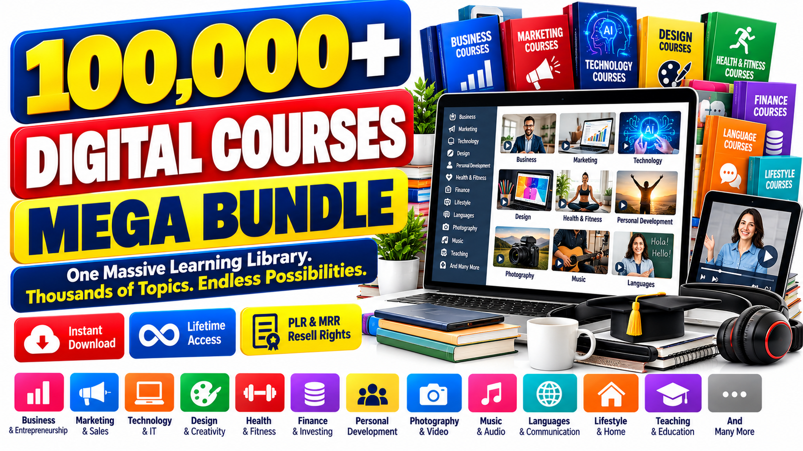DIGITAL COURSES MEGA BUNDLE